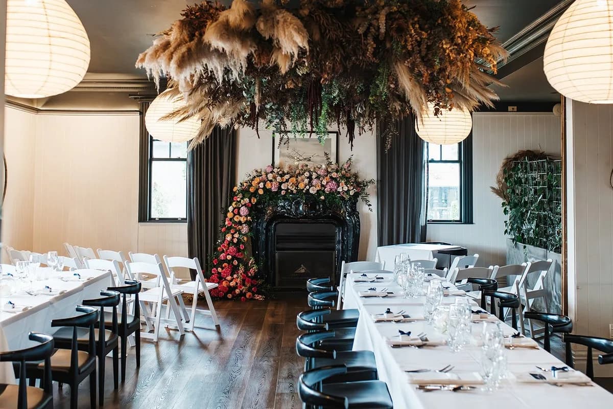 The Captain's Room configured for an event at The White Swan